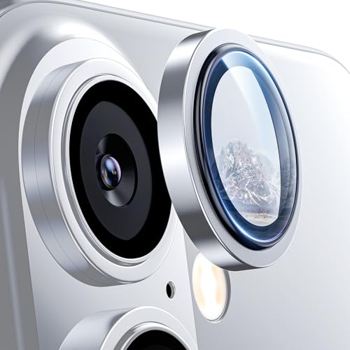 Image of Supershieldz CAM-Guard 3D Camera Lens Protector Ring for iPhone 17 Air | 17, Keep Original Design and Color, 9H Hardness, Easy Installation - White Titanium