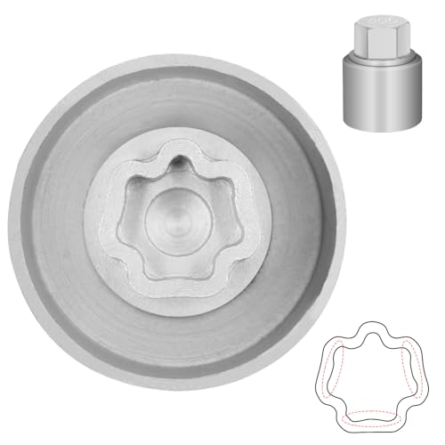 JEUCLEL 806 Wheel Locking Nut Key for Jeep Renegade Wrangler