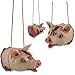 Hosfairy Halloween Props Tattered Fingers/Bat/Brain/ with Hooks Tattered Foot/Mouse/Small Hand/Small Foot/Liver/Heart/Eyeball/Spider for Party Supplies (1Pcs Pig)