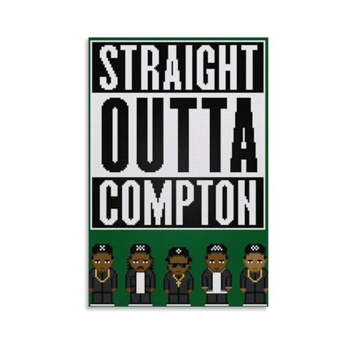 BINFC Straight Outta Compton by N.WCelebrity Portrait Posters Hip Hop Classic Music Singers Famous Actors Athletes Print Canvas Painting Decoration08x12inch(20x30cm) Unframe-style-27