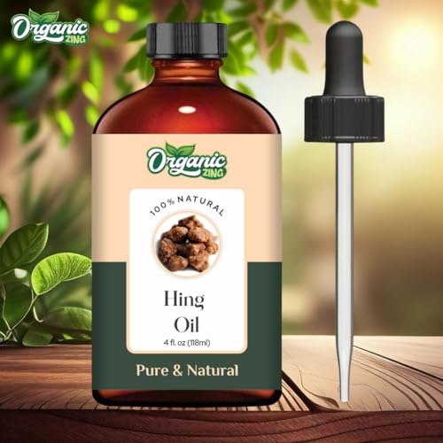 Image of Organic Zing Hing (Ferula assa-foetida) Oil | Pure & Natural Essential Oil for Skincare and Hair Care - 118ml /3.99fl oz