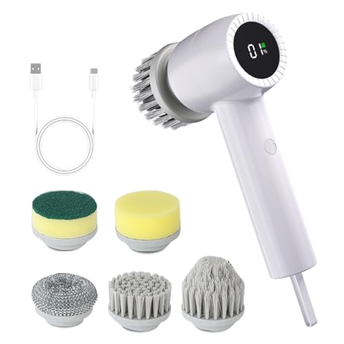 Brosse rotative étanche IPX7 à 2 vitesses pour éliminer le calcaire