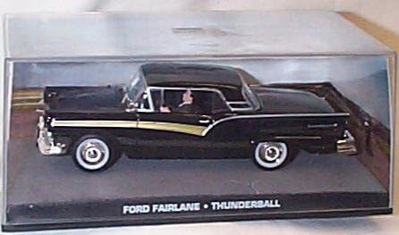james bond 007 thunderball ford fairlane film scene car 1:43 scale diecast model