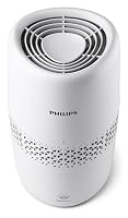 Philips Luftbefeuchtung 2000er Serie - NanoCloud-Technologie, Befeuchtet Räume bis zu 31m2, 2L Wassertank, 99% weniger Bakterien, Weiß, (HU2510/10) – Ansicht 2