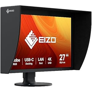 EIZO ColorEdge CG2700X Moniteur Graphique 68,4 cm (27 Pouces) (HDMI, hub USB, USB-C, LAN RJ-45, commutateur KVM, DisplayPort, 3840 x 2160 (4K UHD), 99% AdobeRGB, 98% DCI-P3) Noir
