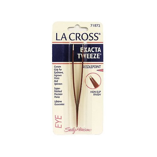 Sally Hansen La Cross Exacta Tweeze Needlepoint Eyebrow, Ingrown Hair Tweezer