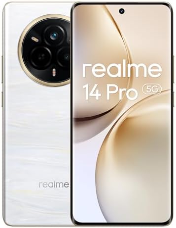 realme 14 Pro Smartphone 5G,Blanco,Batería 5130 mAh, cámara Sony ...