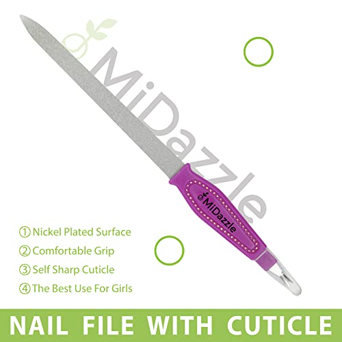 Midazzle Manicure Pedicure Nail File Tool Cuticle Trimmer Cutter Remover for Women (Pack of 1) - MINF3802 - Image 4