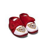 MARPEN SLIPPERS, Zapatillas de Casa Botitas de Invierno del Sevilla FC de Fútbol con Velcro para Niño o Niña, Blanquirrojas con Escudo, Talla 29