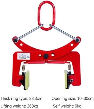 Pince de levage pour plaque verticale et manutention de structures en acier