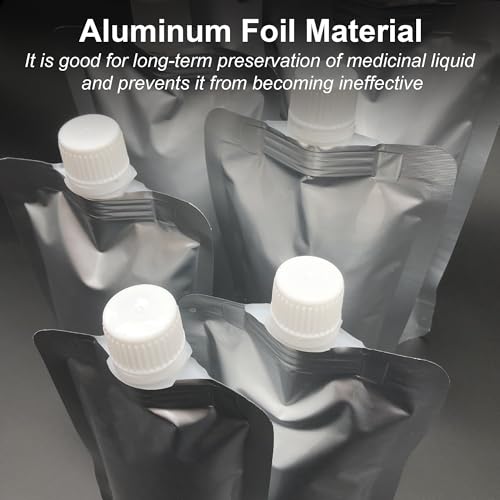 YCCLDIPL 9X 500ml Darkroom Chemical Liquid Storage Bags Film Development Processing Equipment 500ML(14 Stickers with 1 Funnels).