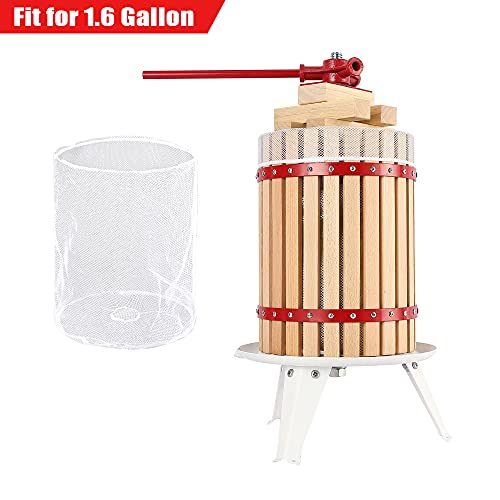 Pondo Replacement Mesh Brew Bag For 6L (1.6 Gal) Manual Fruit Wine Press/Cider Apple Grape Berries Crusher Juice Maker #TOP2