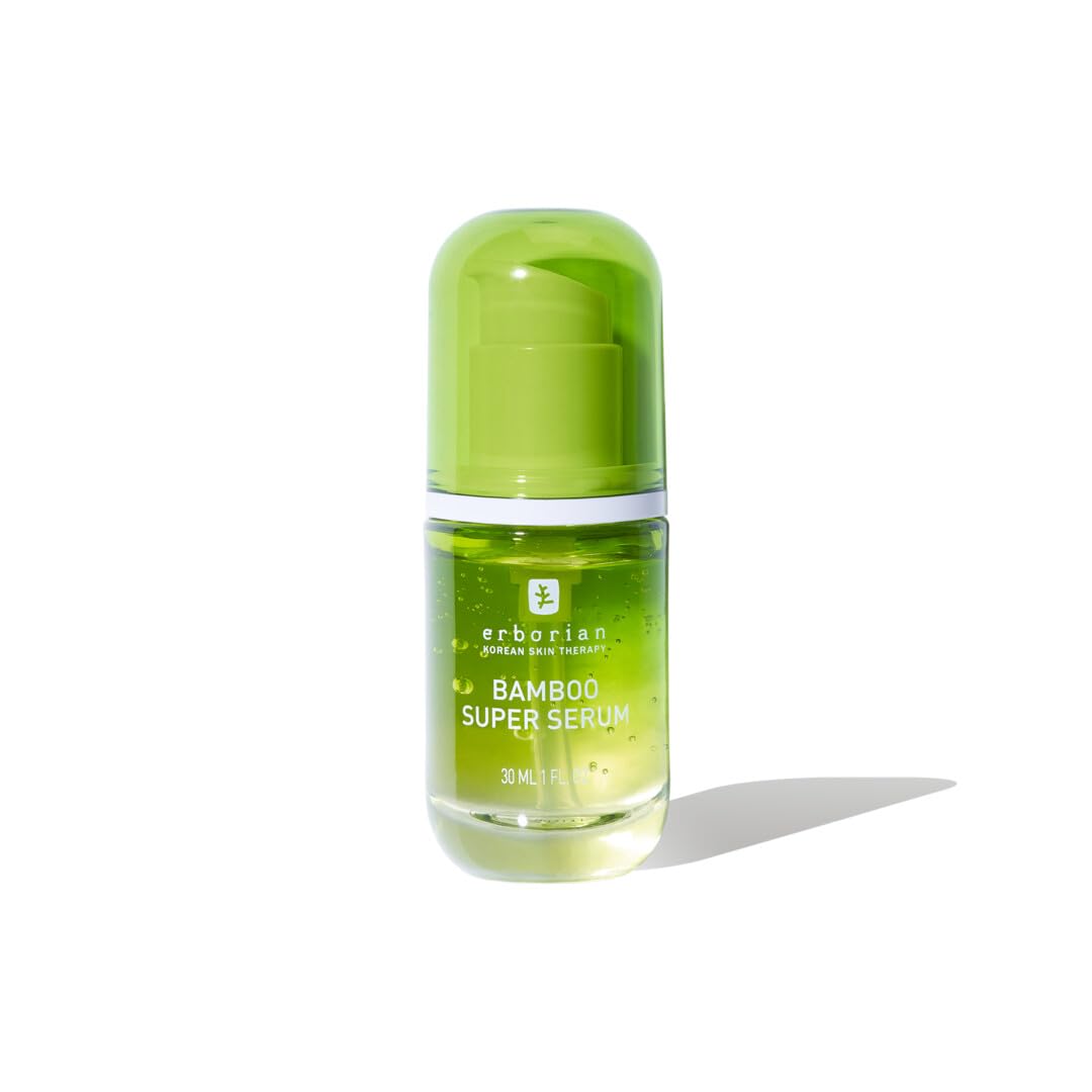 Erborian - Super Serum Bamboo/Ginseng/Red Pepper or Yuza - Face Care - Nourishes, Brightens, Plumps and Protects - Preserves Skin Hydration - Korean Cosmetics 30ml