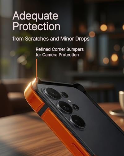 Image of RAEGR Case | Anodized Aluminum Bumper | Edge Armor Protective Minimal Case Designed for Galaxy S26 Ultra (2026) - Orange RG10659