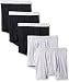 Fruit of the Loom Men's  Black and Gray Short Leg Boxer Brief(Pack of 5)