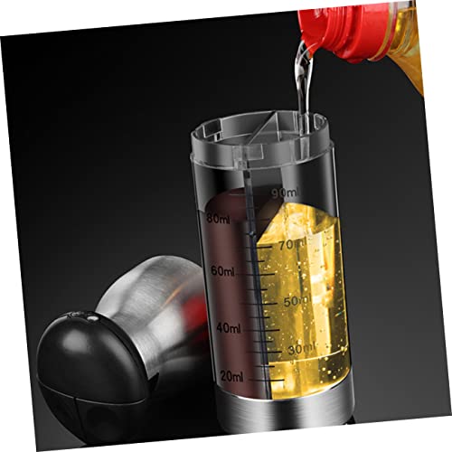 Botella dispensadora de aceite y vinagre PRETYZOOM de acero inoxidable manual 7
