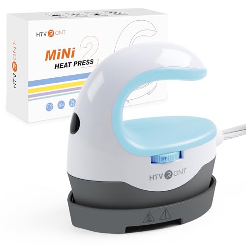 HTVRONT Heat Press Mini Heat Press Machine, Small Heat Press Portable...