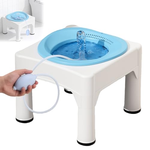 Baño de asiento con taburete 1600 ml