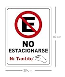 Señal de favor de no estacionarse 12 Imagen adicional