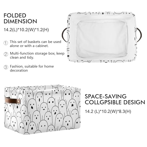 Panier de rangement placard et bureau boîte en toile抗整理焦虑 - 4