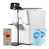 PLUS COMPACT & ÉCONOMIQUE : Eau premium pour seulement 0,12 €/L car un set minéralise 250L. TheWell2 et ses 21 cm de large, économise l'espace, et atteint 70 % d'efficacité (ratio 2,3:1) grâce à la recirculation, réduisant le gaspillage d'eau RO