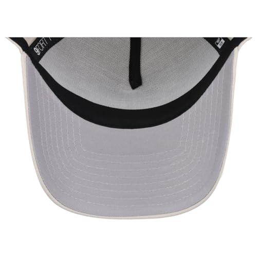 Image of New Era 9FORTY A-Frame Snapback - Blank Custom Cap with Performance Fit in Unique Color Options from The Icon of Sports and Streetwear Culture - Stone