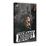 Filmposter, Action-Krimi-Film, Niemand Bob Odenkirk 2, Leinwand-Poster, Schlafzimmerdekoration...