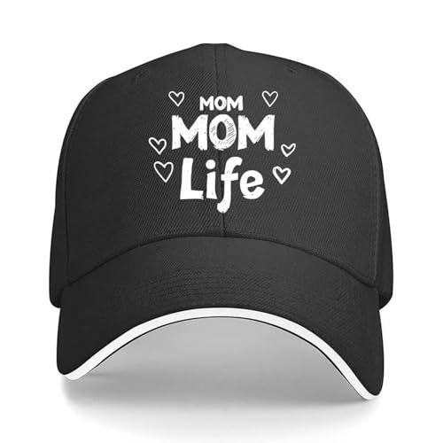 Bonnet de soleil réglable MLFO Retro MOM Life en tissu textile léger pour femme