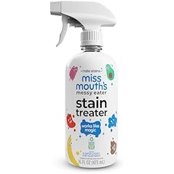 Miss Mouth's Messy Eater Stain Treater Spray - 16oz Stain Remover - Newborn & Baby Essentials - No Dry Cleaning Food, Grease, Coffee Off Laundry, Underwear, Fabric