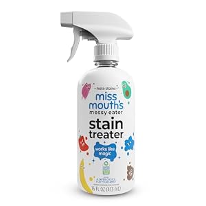Miss Mouth’s Messy Eater Stain Treater Spray, Laundry Stain Remover, 16 Oz | Newborn & Baby Essentials; Cleans Off Food, Grease, Coffee; Use on Laundry, Underwear, Fabric