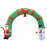 【Inflado rápido】: este arco inflable decorativo está diseñado con autoinflado, simplemente conecte el enchufe a la toma de corriente estándar.