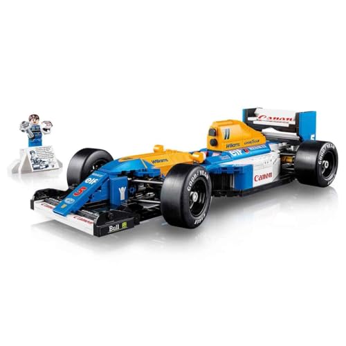 LEGO Icons Williams Racing FW14B & Nigel Mansell Home Office Desk Decor 10353 Building Blocks for 18+ Gift