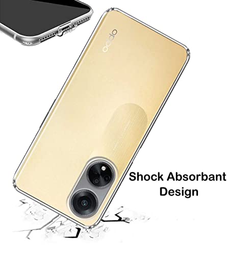 Image of Soft Silicone TPU Back Cover Compatible with Oppo F23 5G, Transparent