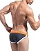 MIZOK Men Bikini Swimsuits Swimming Brief Swimsuits Beach Board Shorts (Gray, M)