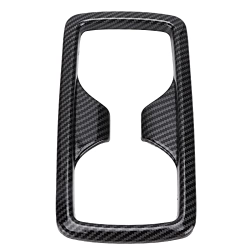Marco portavasos estilo fibra de carbono para auto 2019-2021 miniatura 2