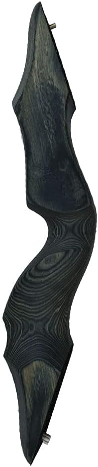 ZSHJGJR 30-60lbs Taken Down Longbow Wooden Riser Replacement Bow Handle Only for Right Handed and Left Handed American Longbow