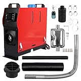 12V 8000W Diesel Air Heater All in One Parking Heater Diesel Heater, w Remote Control/LCD Monitor for Trucks, Boats, Buses, Motorhome
