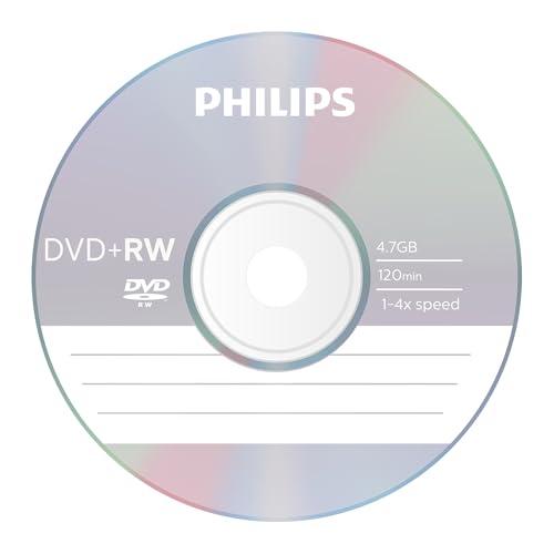 Philips 5 x DVD+RW 4.7 Go 4x boîtier CD - vue 3
