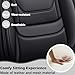 SZTF Car Seat Cover for Land Rover Range Rover Sport Seat Covers 2006-2023, Nappa Leather Car Seat Covers Full Set,Tear-Resistant & Waterproof Seat Covers for Cars(5 Seats Standard/Black)