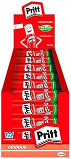Pritt PKS22 Glue Stick Box Display with 24 Glue Sticks, Original, 22 g Each