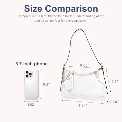 Clear Bag for Stadium Events – Clear Purses for Women Stadium Crossbody – Transparent Bag for Concerts, Sports, and Game Day2