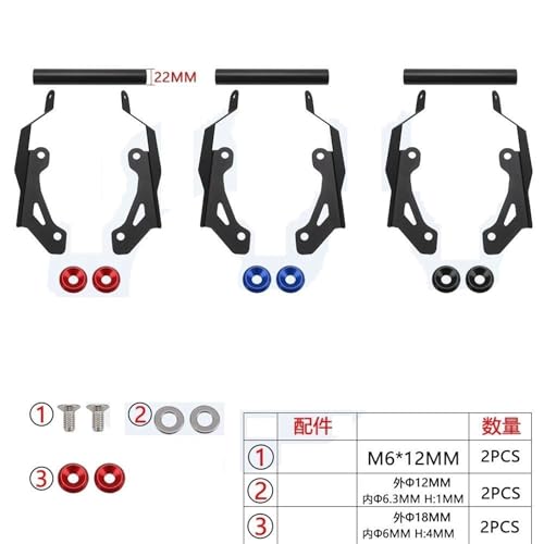 Support de fixation GPS moto NC750X avec barre de navigation haute densité - 3