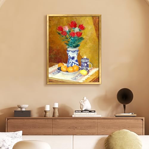 Image of upsimples 18x24 Picture Frame, Display Pictures 16x20 with Mat or 18 x 24 Without, Wall Hanging Poster Frames, Bronze, 1 Pack