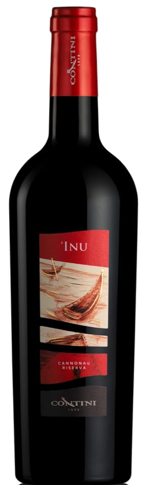 Slow Sardinia - Cannonau di Sardegna DOC Riserva 2018 - Vino Rosso 90% Cannonau - Affinamento 12 Mesi in Barrique - Vini Sardi - Bottiglia 0,75cl - Ideale per Piatti Importanti