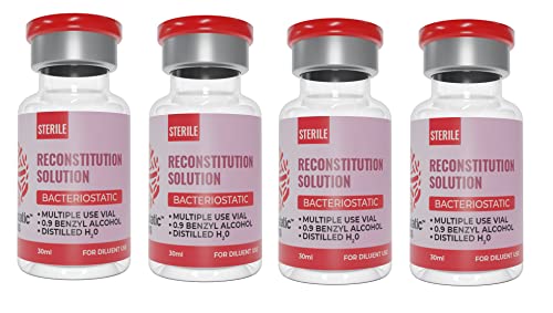 New! Reconstitution Solution 4-Pack (30Ml) Bactostatic Labs #TOP30