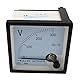 sourcing map sq-72Klasse 1,5AC 0-300V Analog quadratisch Voltmeter Panel Volt Meter de