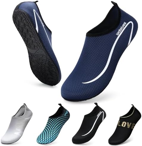 Swim Water Shoes Aqua Socks Barefoot for Sea Beach Swimming Shoes...