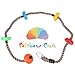 Rainbow Craft Colorful Climbing Rope for Kids Play 6.5ft with 5 Knotted Foot - Kids Rope, Ninja Rope, Climbing Rope for Swing Set Accessories