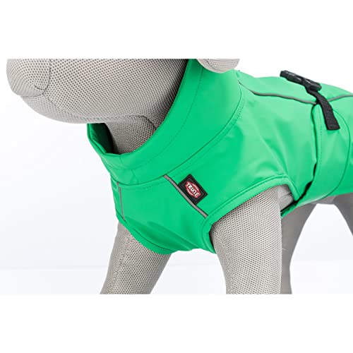 TRIXIE Vimy Regenmantel für Hunde, Grün, Größe S: 40 cm