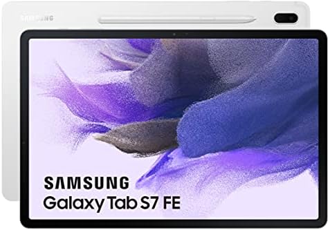 Samsung Galaxy Tab S7 FE 12.4 Inch 64GB Wi-Fi Android Tablet Silver (UK version)